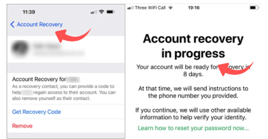 Use the Account Recovery Option
