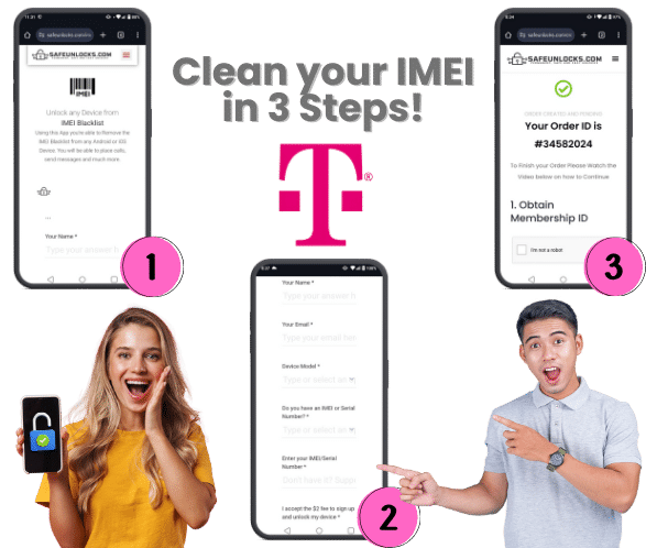 Follow These Simple Steps to Unlock the T-Mobile IMEI with SafeUnlocks