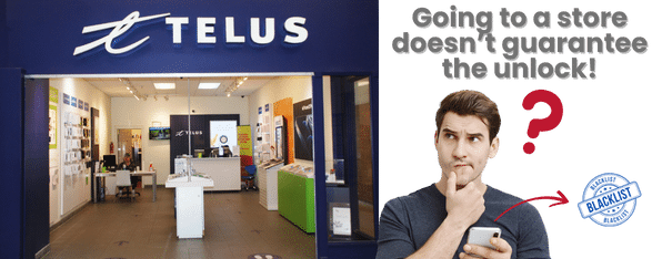 If I go to a Telus Store, can they Unblacklist my IMEI?