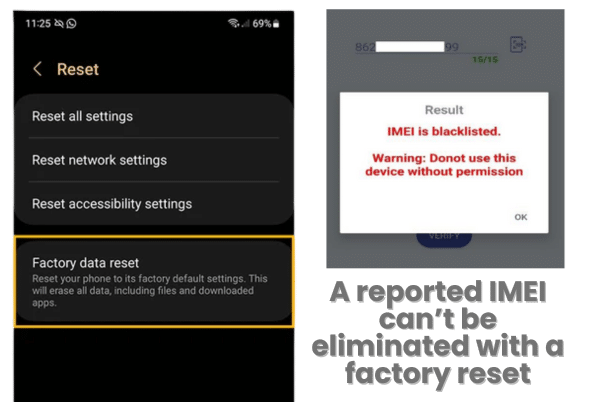 Will a Factory Reset Help with an Iliad Blacklisted IMEI?