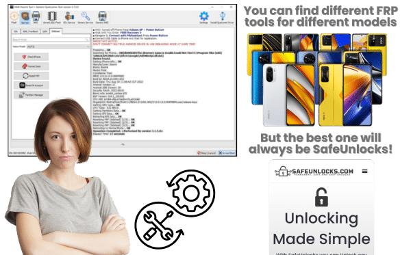 Are there FRP Unlock Tools for Specific Poco Models?