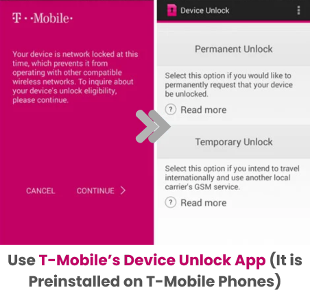 Carrier Unlock Process for T-Mobile Devices