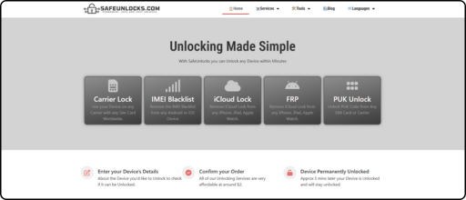 Use SafeUnlocks unlock method illustration
